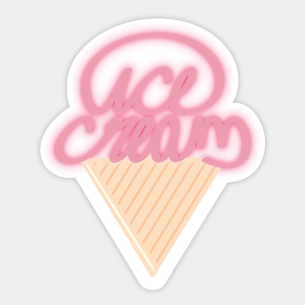 Ice Cream Scoop Sticker by shauniejdesigns